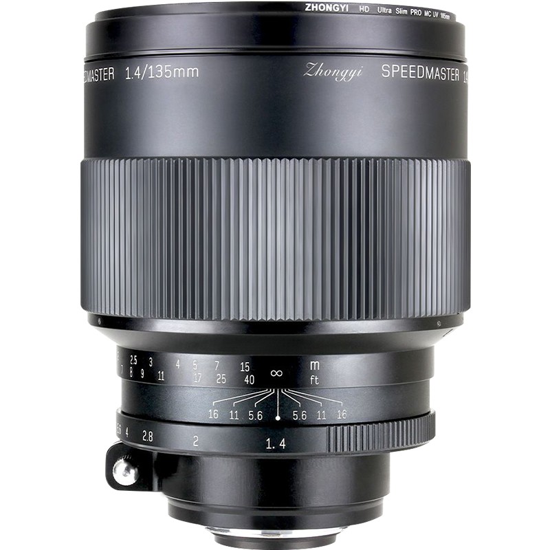 【SPEEDMASTER系列】中一光学135mmf1.4全中画幅GFX索尼E佳能EF尼康F宾得K微单反镜头