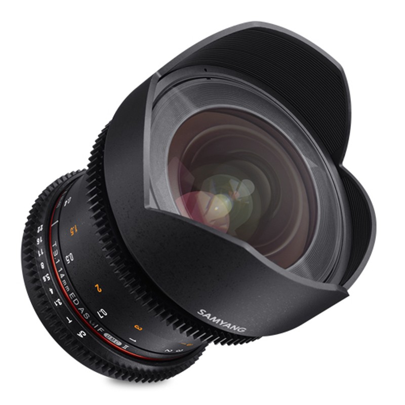 三阳14mm T3.1 II电影镜头超广角全画幅手动视频 微电影镜头