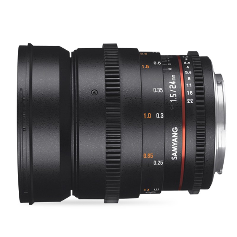 三阳24mm T1.5 II电影镜头广角大光圈全画幅手动单反镜头索尼