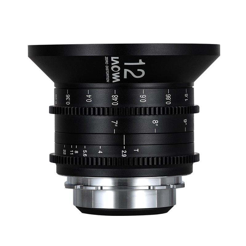 老蛙电影镜头12mm T2.9 Zero-D Cine