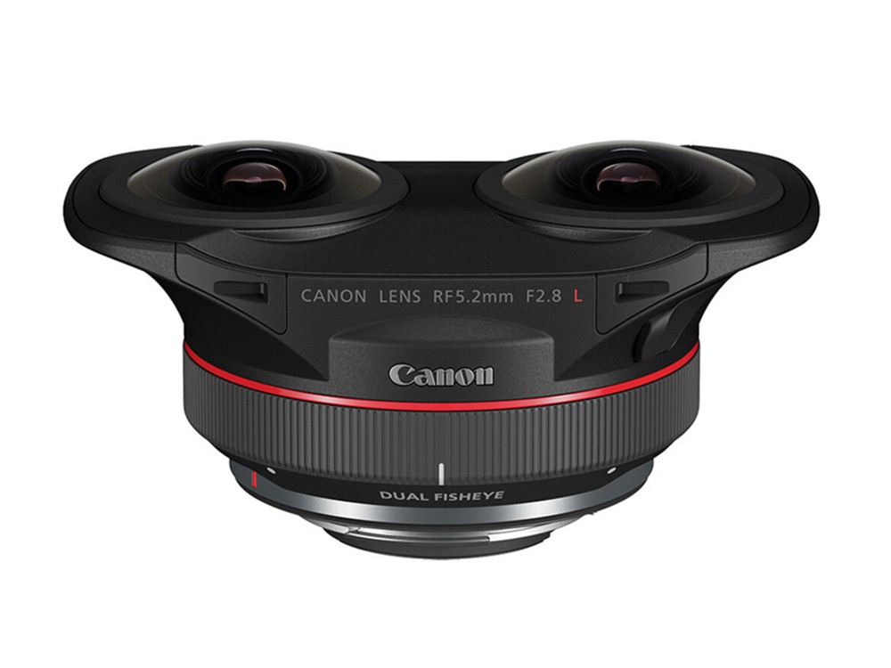 佳能VR鱼眼镜头RF5.2mm F2.8 L DUAL FISHEYE