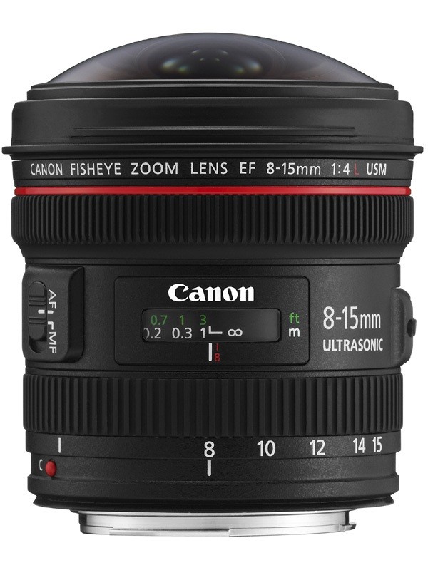佳能 EF 8-15mm F4L USM 鱼眼镜头