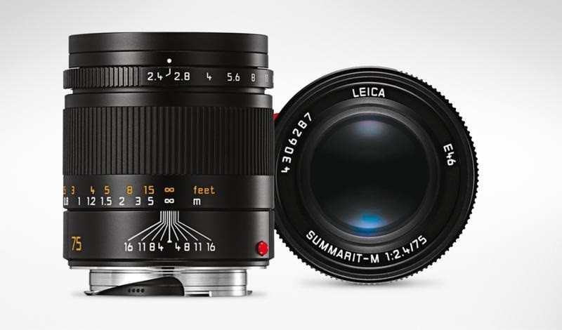 Leica/徕卡Summarit-M 75/2.4 黑色11682 银色11683