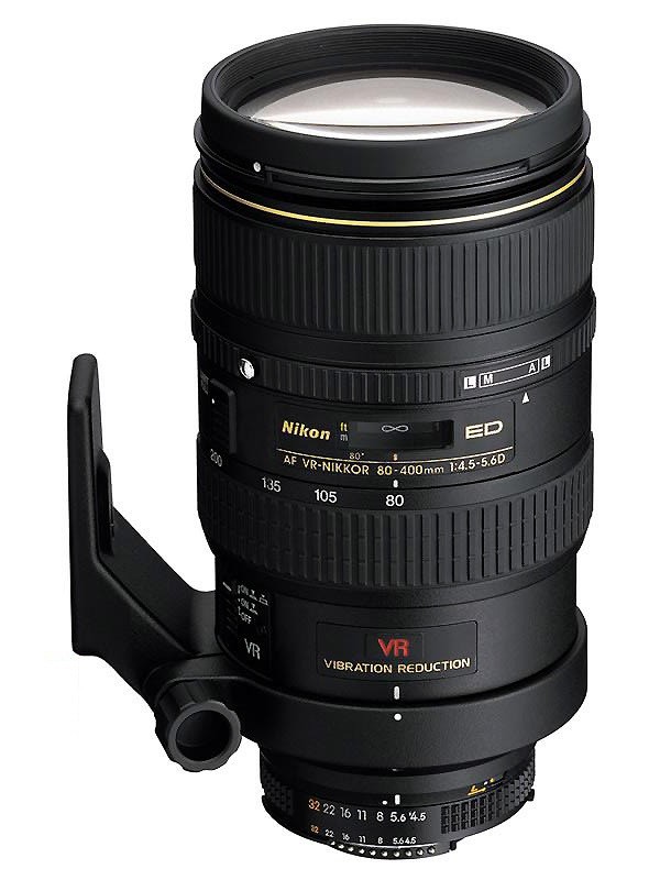 尼康AF 80-400mm f/4.5-5.6D ED VR 一代