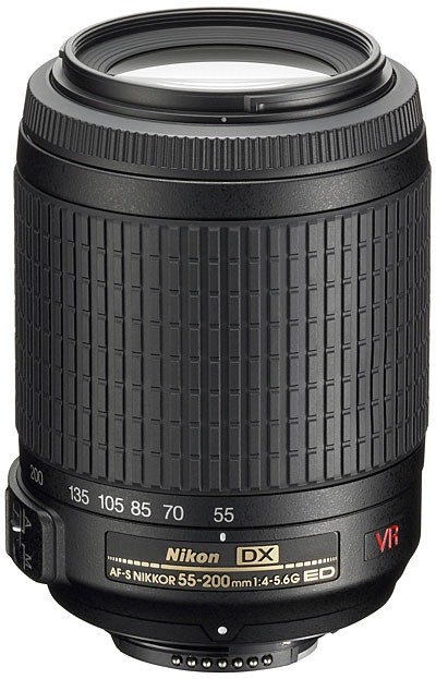 尼康尼克尔 AF-S DX VR Zoom Nikkor ED 55-200mm F4-5.6G IF-ED防抖一代