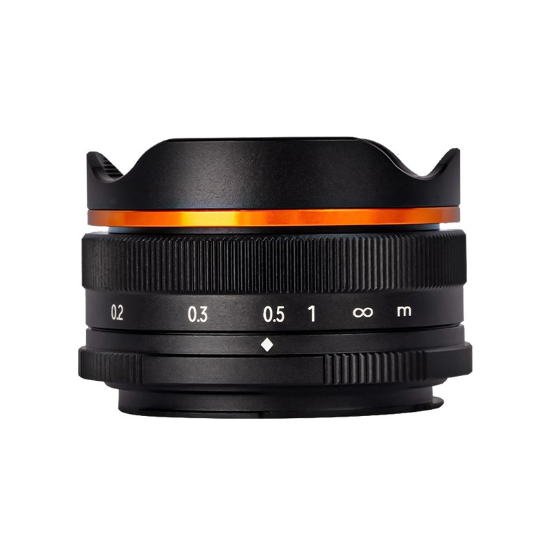 星曜10mm F5.6 超广角 鱼眼 微单镜头 E/EFM/M43/FX/Z