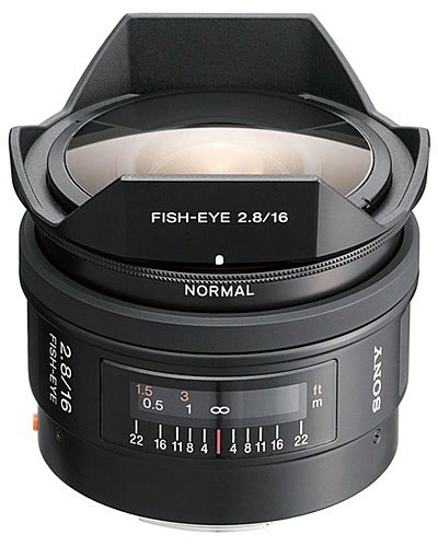 【索尼A卡口】16mm f/2.8 FISHEYE(SAL16F28) 鱼眼