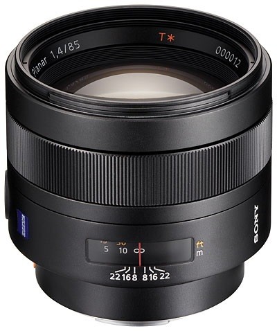 【索尼A卡口】Planar T* 85mm F1.4 ZA 蔡司全画幅(SAL85F14Z)