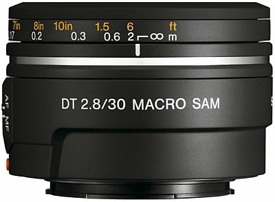 【索尼A卡口半画幅】DT 30mm f/2.8 SAM MACRO微距（SAL30M28）