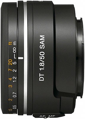 【索尼A卡口半画幅】DT 50mm f/1.8 SAM（SAL50F18）
