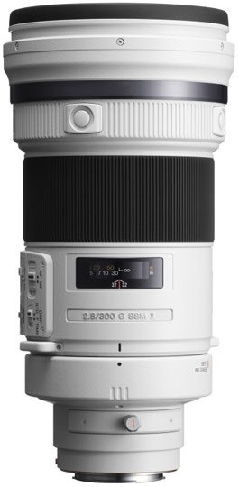 【索尼A卡口】300mm f/2.8 G SSM II（SAL300F28G2）