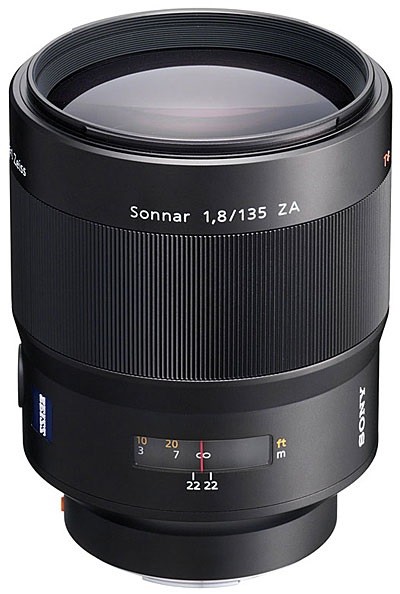 【索尼A卡口】Sonnar T* 135mm f/1.8 ZA（SAL135F18Z）