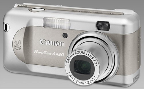 佳能CCD卡片机 PowerShot A420