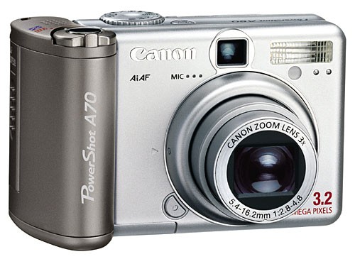 佳能CCD卡片机 PowerShot A70