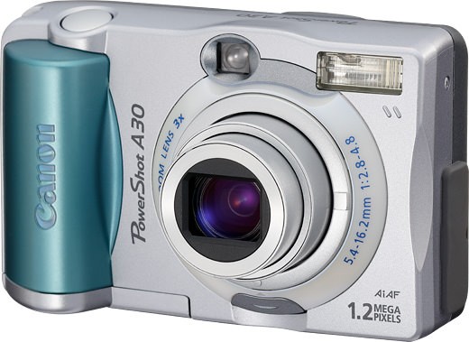 佳能CCD卡片机 PowerShot A30
