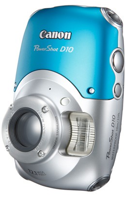佳能CCD卡片机 PowerShot D10 四防相机（防水,防震,防尘,防冻）