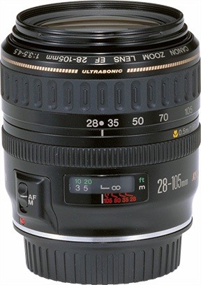 佳能EF 28-105/4-5.6 USM,EF 28-105/3.5-4.5 USM I/II等四款镜头