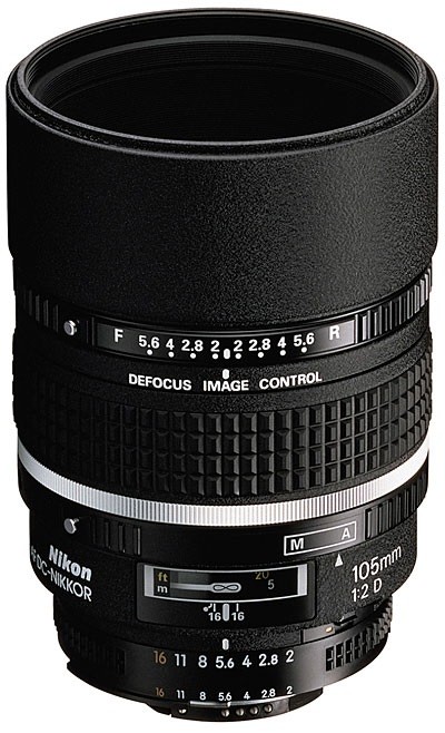 尼康 AF DC-Nikkor 105mm F/2D 散焦功能