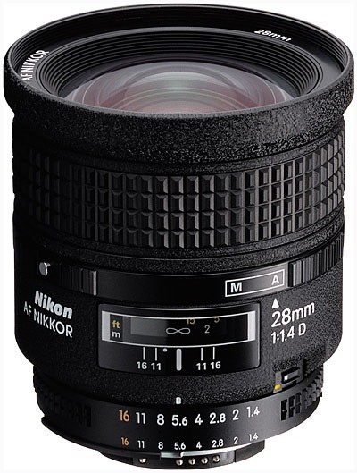 尼康 AF Nikkor 28mm F/1.4D (百变妖&手工研磨镜片&碧玉刀)