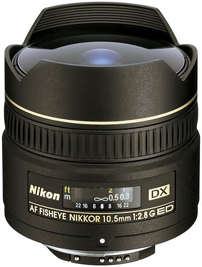 尼康 Nikon AF DX Fisheye-Nikkor 10.5mm F2.8G ED 鱼眼镜头