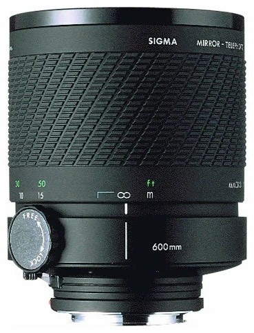适马Sigma MF 600mm F/8 Mirror REFLEX 折返镜头