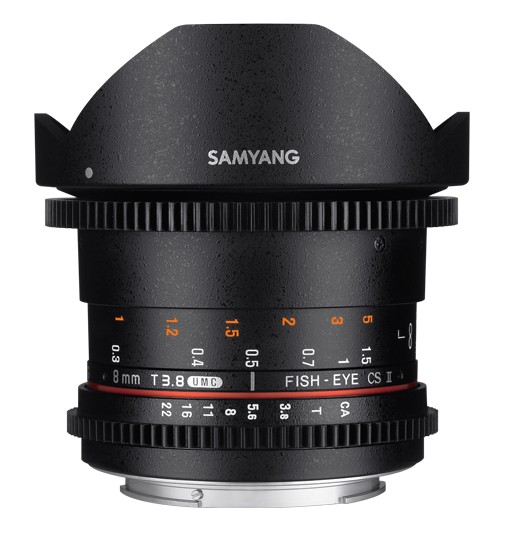 三阳/SAMYANG  8mm T3.8 VDSLR UMC Fish-eye CS II