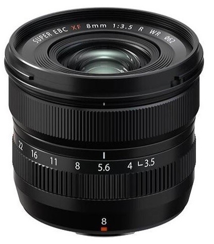 富士超广角镜头 XF 8mm F3.5 R WR