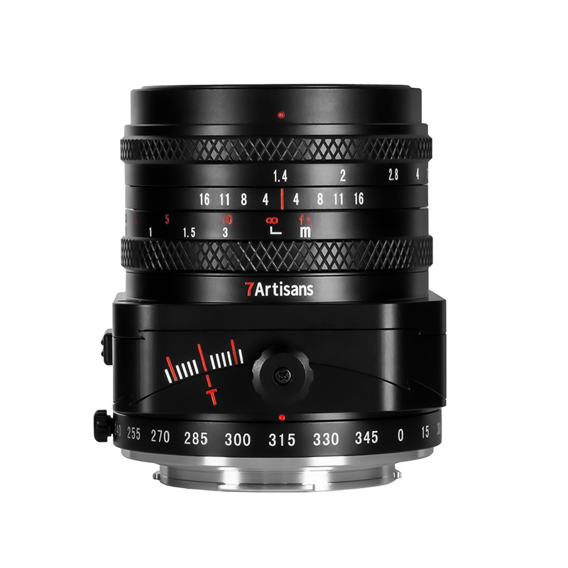 七工匠  MF 50mm F1.4 TILT-SHIFT 移轴镜头  FE/X/M43